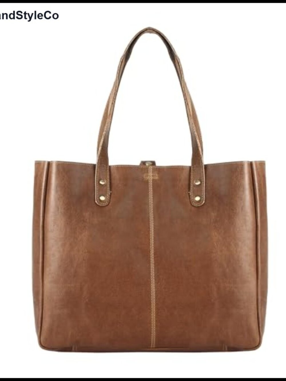Full Grain Leather Tote Bag Women Purse Satchel Travel Shopping Handbag Medium